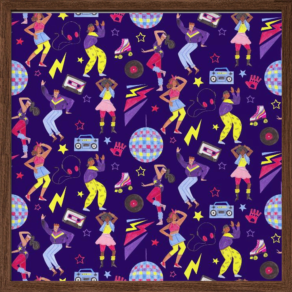 Disco Dancing Poster